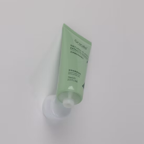 D30mm Oval Foundation Plastic Packaging Tube Metallic Cap for Cosmetic