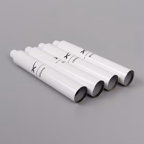 Алюминиевые пустые тюбики от зубной пасты, кнопка распечатывания, колпачок иглы, незапечатанный